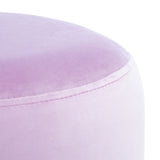 Safavieh Azai Round Ottoman Lilac / Gold OTT7501A