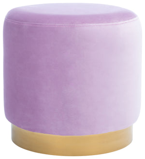 Safavieh Azai Round Ottoman Lilac / Gold OTT7501A