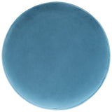 Safavieh Azai Round Ottoman Sky Blue / Gold OTT7501C