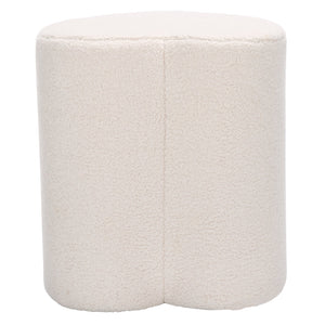 Safavieh Milena Heart-shaped Ivory Ottoman - Stylish Plywood & Foam Design For Chic Home Decor & Comfort Ivory Plywood,Fabric,Foam Ott7502a