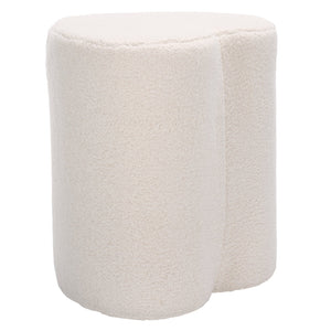 Safavieh Milena Heart-shaped Ivory Ottoman - Stylish Plywood & Foam Design For Chic Home Decor & Comfort Ivory Plywood,Fabric,Foam Ott7502a