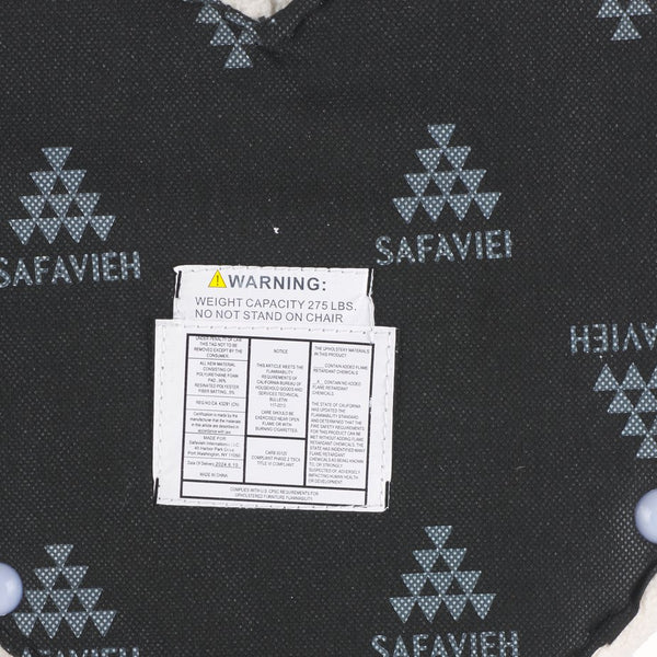 Safavieh Milena Heart-shaped Ivory Ottoman - Stylish Plywood & Foam Design For Chic Home Decor & Comfort Ivory Plywood,Fabric,Foam Ott7502a