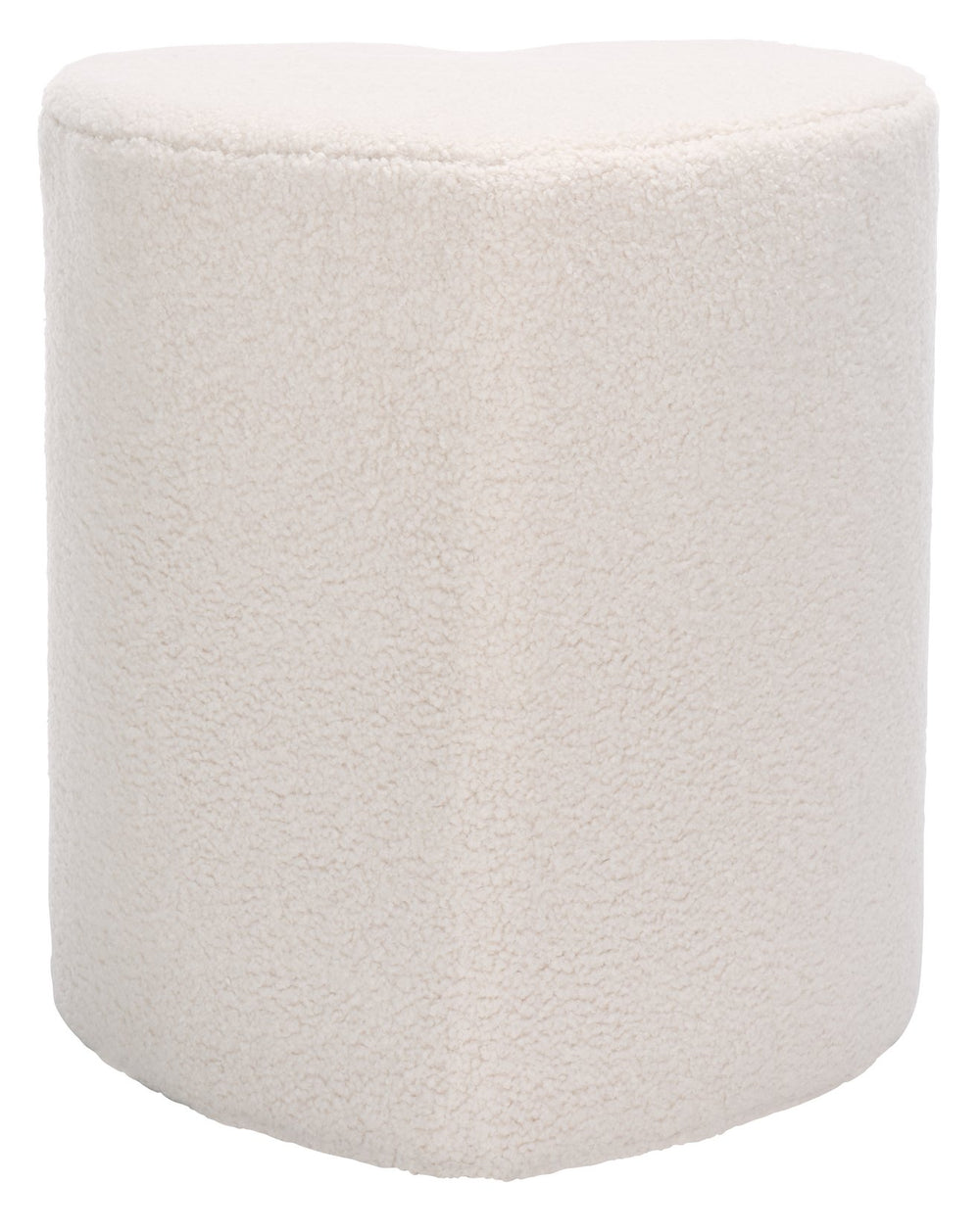 Safavieh Milena Heart-shaped Ivory Ottoman - Stylish Plywood & Foam Design For Chic Home Decor & Comfort Ivory Plywood,Fabric,Foam Ott7502a