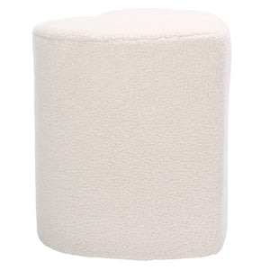 Safavieh Milena Heart-shaped Ivory Ottoman - Stylish Plywood & Foam Design For Chic Home Decor & Comfort Ivory Plywood,Fabric,Foam Ott7502a