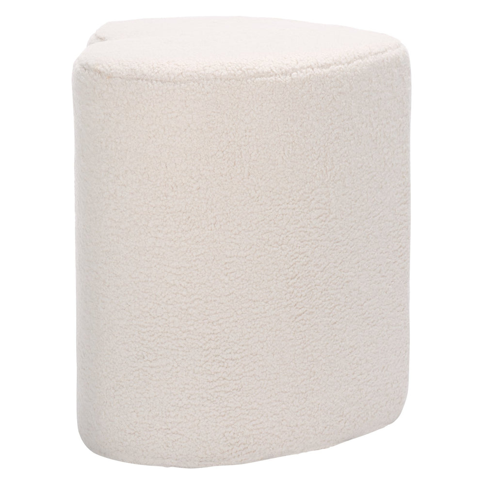 Safavieh Milena Heart-shaped Ivory Ottoman - Stylish Plywood & Foam Design For Chic Home Decor & Comfort Ivory Plywood,Fabric,Foam Ott7502a