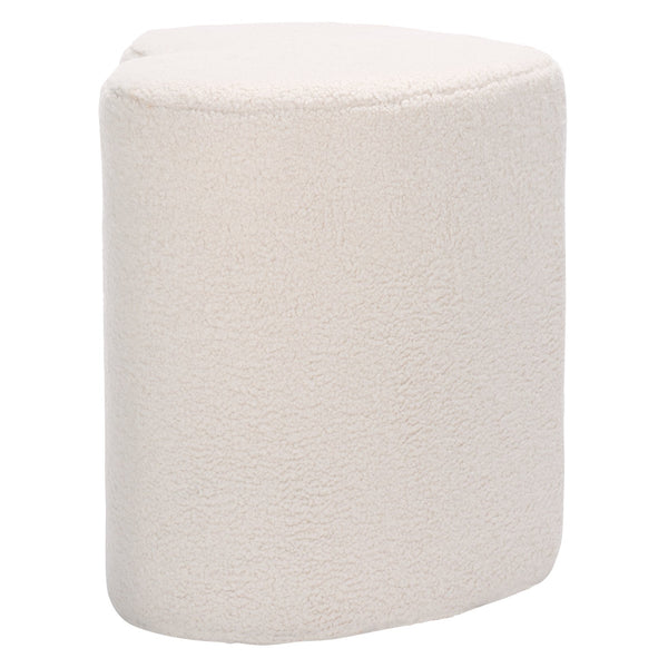 Safavieh Milena Heart-shaped Ivory Ottoman - Stylish Plywood & Foam Design For Chic Home Decor & Comfort Ivory Plywood,Fabric,Foam Ott7502a