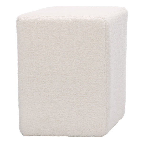 Safavieh Cierra Diamond-shaped Ottoman In Elegant Ivory - Stylish Plywood & Foam Furniture For Your Home Ivory Plywood,Fabric,Foam Ott7503a