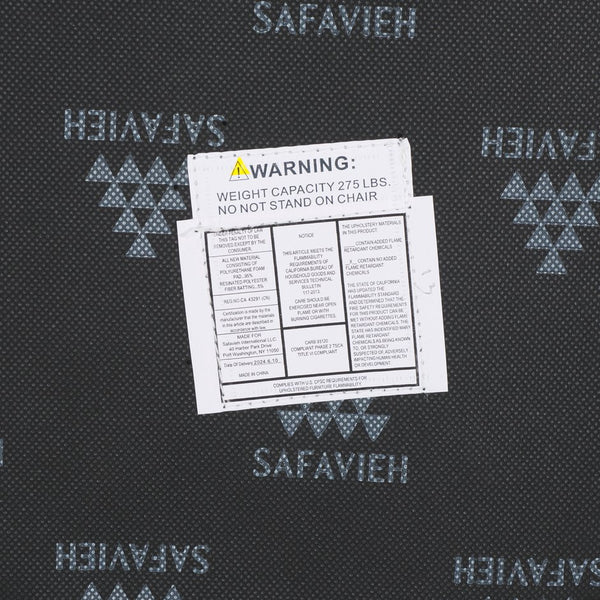 Safavieh Liesel Narrow Flared Ottoman In Elegant Ivory - Stylish Square Plywood & Fabric Accent Piece Ivory Plywood,Fabric,Foam Ott7504a