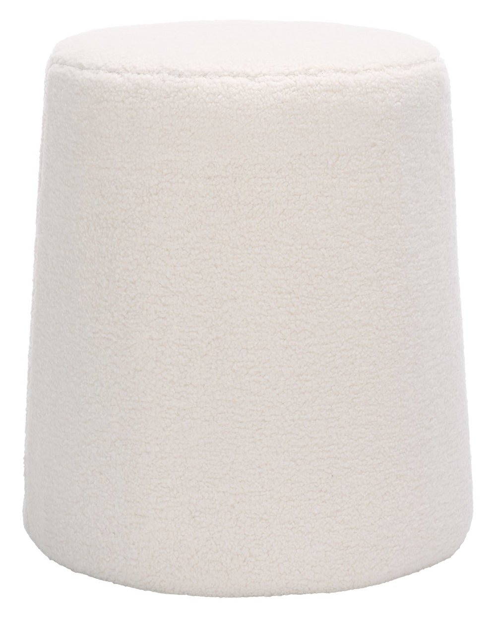 Safavieh Liesel Narrow Flared Ottoman In Elegant Ivory - Stylish Square Plywood & Fabric Accent Piece Ivory Plywood,Fabric,Foam Ott7504a