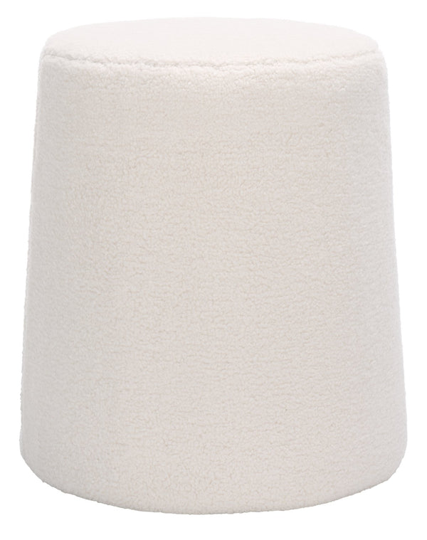 Safavieh Liesel Narrow Flared Ottoman In Elegant Ivory - Stylish Square Plywood & Fabric Accent Piece Ivory Plywood,Fabric,Foam Ott7504a