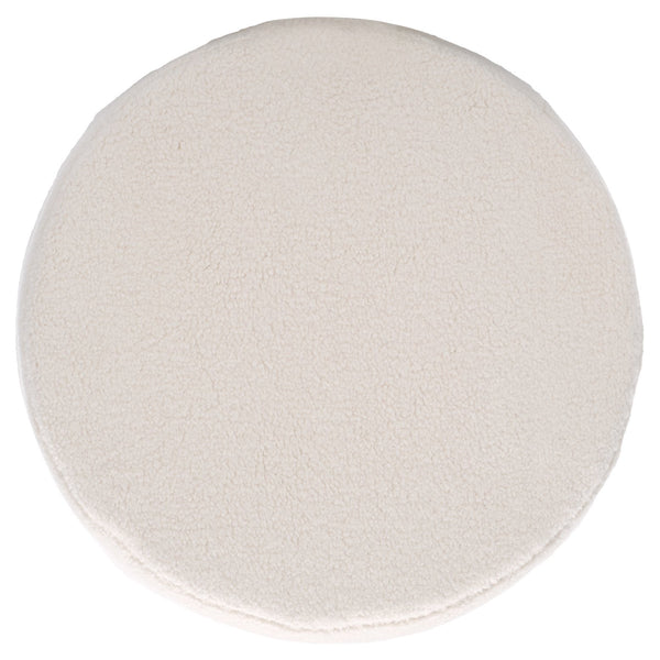 Safavieh Liesel Wide Flared Ottoman In Luxurious Ivory - Chic Square Design For Stylish Home Décor And Comfort Ivory Plywood,Fabric,Foam Ott7505a