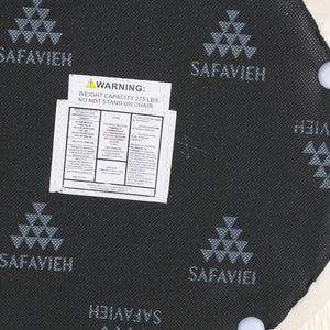 Safavieh Reika Ottoman With Elegant Tassel Design - Stylish Plywood And Fabric Accent For Any Space Ivory Plywood,Fabric,Foam Ott7506a