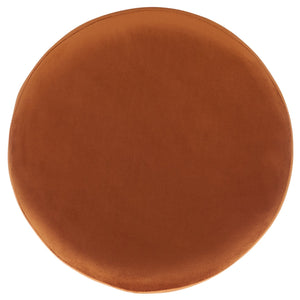 Safavieh Reika Ottoman With Elegant Tassel Design - Stylish Plywood And Fabric Accent For Any Space Rust Plywood,Fabric,Foam Ott7506b