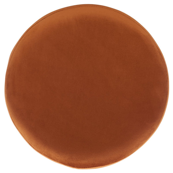 Safavieh Reika Ottoman With Elegant Tassel Design - Stylish Plywood And Fabric Accent For Any Space Rust Plywood,Fabric,Foam Ott7506b