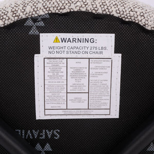 Safavieh Crius Ottoman And Bench Set - Elegant Upholstered Furniture For Stylish Living Room Comfort Light Grey ,Black Metal,Plywood,Fabric,Foam Ott7507b