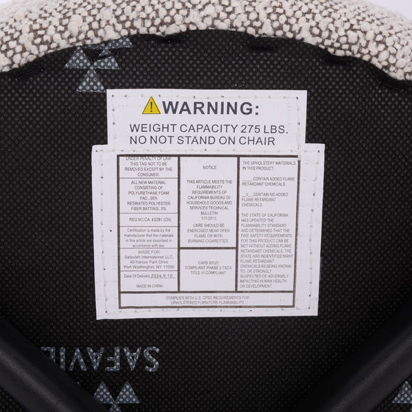 Safavieh Crius Ottoman And Bench Set - Elegant Upholstered Furniture For Stylish Living Room Comfort Light Grey ,Black Metal,Plywood,Fabric,Foam Ott7507b