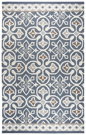 Rizzy Opulent OU574A Hand Tufted Transitional Wool Rug Gray/Natural 9' x 12'