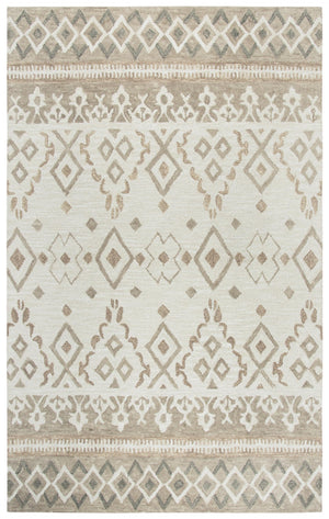 Rizzy Opulent OU934A Hand Tufted Transitional Wool Rug Natural/Beige 9' x 12'