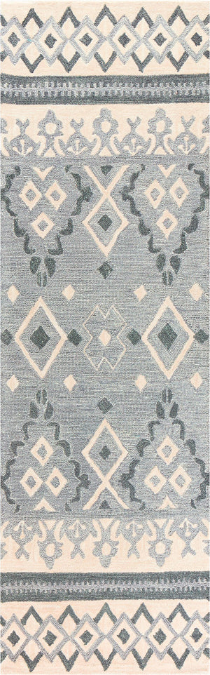 Rizzy Opulent OU935A Hand Tufted Transitional Wool Rug Natural/Beige 2'6" x 8'