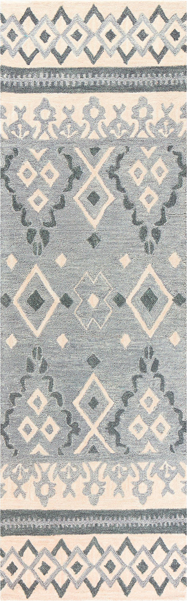 Rizzy Opulent OU935A Hand Tufted Transitional Wool Rug Natural/Beige 2'6" x 8'