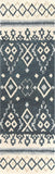 Rizzy Opulent OU936A Hand Tufted Transitional Wool Rug Gray/Dk.Blue 2'6" x 8'