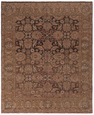 Safavieh Old World Elegant Wool Area Rug - Timeless Design For Luxurious Living Spaces And Classic Decor Burgundy ,Green 100% Wool Pile Ow115a-cnr