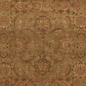 Safavieh Old World Elegant Wool Area Rug - Timeless Design For Luxurious Living Spaces And Classic Decor Light Green ,Rust 100% Wool Pile Ow115e-cnr