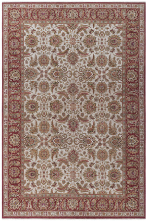 Safavieh Old World Elegant Wool Area Rug - Timeless Design For Luxurious Living Spaces And Classic Decor Ivory ,Rust 100% Wool Pile Ow115g-cnr