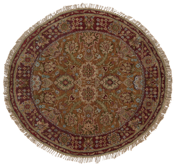 Safavieh Old World Luxurious Area Rug - Timeless Elegance With Intricate Floral Patterns For Any Space Gold 100% Wool Pile Ow118b-10