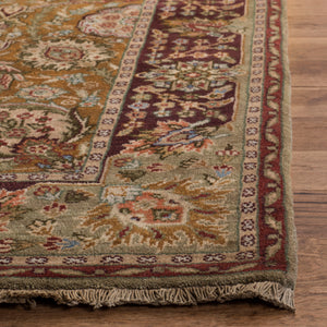 Safavieh Old World Luxurious Area Rug - Timeless Elegance With Intricate Floral Patterns For Any Space Gold 100% Wool Pile Ow118b-10