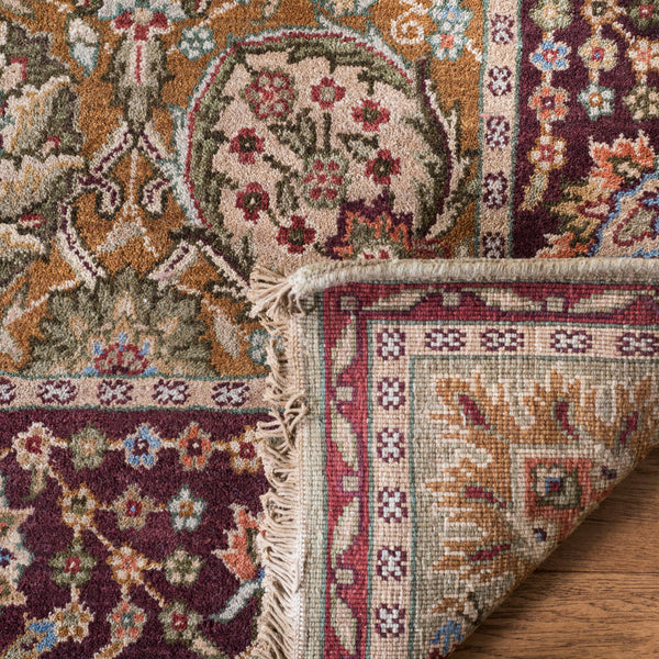 Safavieh Old World Luxurious Area Rug - Timeless Elegance With Intricate Floral Patterns For Any Space Gold 100% Wool Pile Ow118b-10