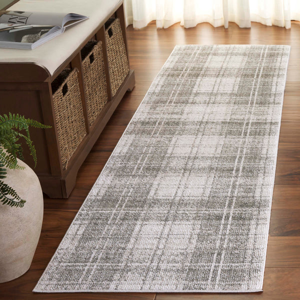 Safavieh Oxford Elegant Area Rug In Modern Style With Durable Power Loomed Construction For Any Home Space Green ,Ivory 50% Polyester,50% Polypropylene Oxp500y-8