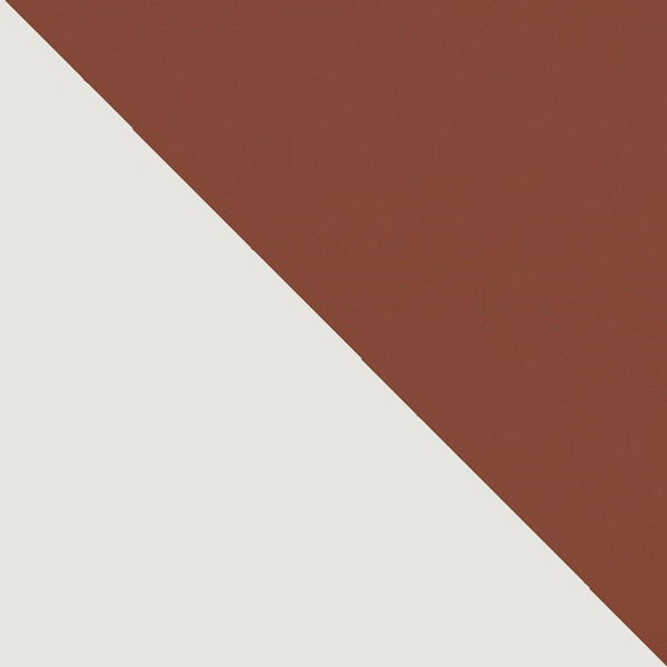 Manhattan Comfort Tribeca Mid-Century Modern 2-Piece Entertainment Center Off White and Terra Orange Pink 7PMC85