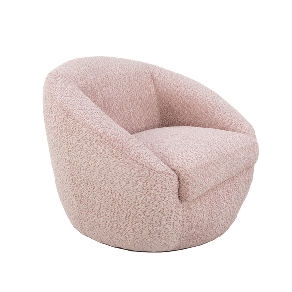 Zeugma Olivia Swivel Chair In Dusty Rose Velvet - Luxurious Tufted Design, Comfort, And Style For Any Room   Nc1382 Olivia Pink
