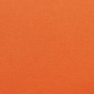 Manhattan Comfort Caisson Modern Accent Chair Orange and Polished Chrome AC028-OR