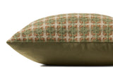 Loloi PLL0169 Machine Woven Traditional Pillow Green ,Multi 100% Cotton PSETPLL0169GRMLPIL2