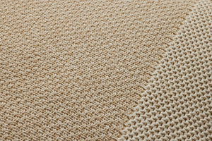 Loloi PLL0170 Hand Knitted Solid Pillow Ivory ,Beige 100% Cotton P098PLL0170IVBEPIL3