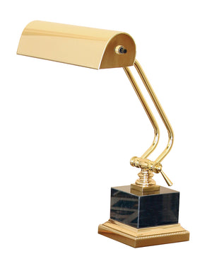 House Of Troy Desk/Piano Lamp - Elegant Polished Brass Design With Stunning Black Marble Base For Any Space Polished Brass Metal P10-101-b