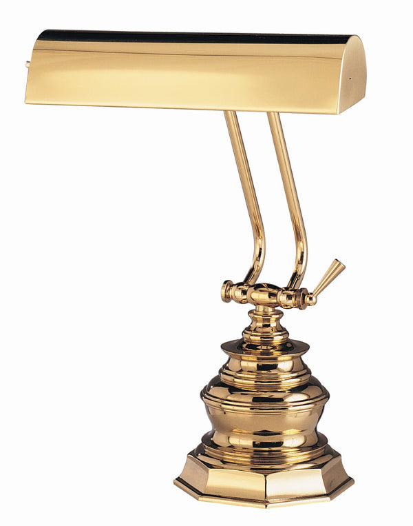 House Of Troy Desk/Piano Lamp - Elegant Polished Brass Design With Stunning Black Marble Base For Any Space Polished Brass Metal P10-111
