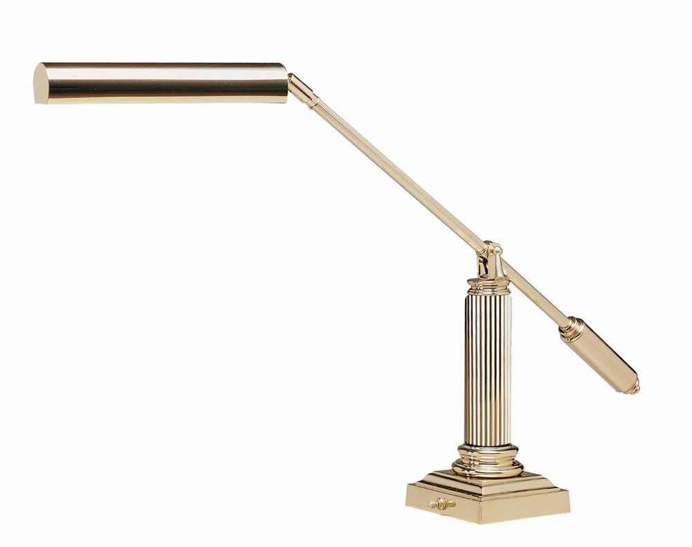 House Of Troy Counter Balance Elegant Piano And Desk Lamps – Stylish Lighting For Your Musical And Work Spaces Polished Brass Metal Ps10-190-m