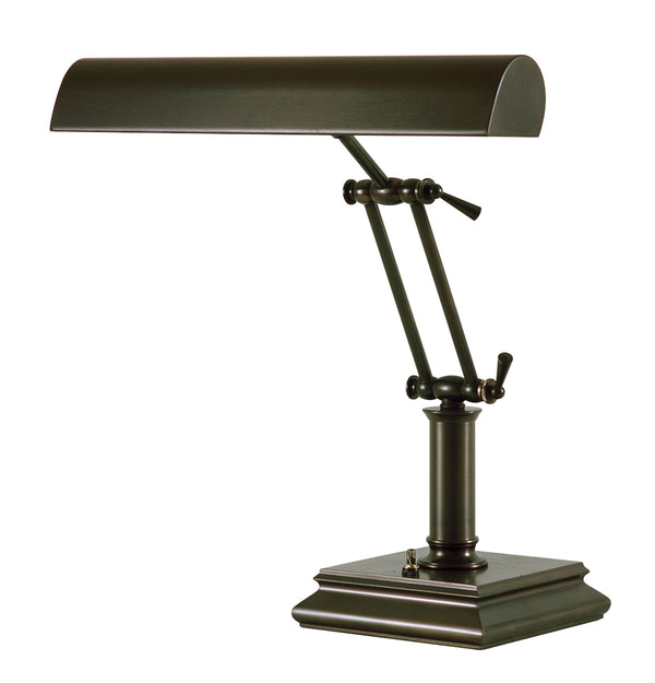 House Of Troy Desk/Piano Lamp - Elegant Polished Brass Design With Stunning Black Marble Base For Any Space Mahogany Bronze Metal P14-201-81