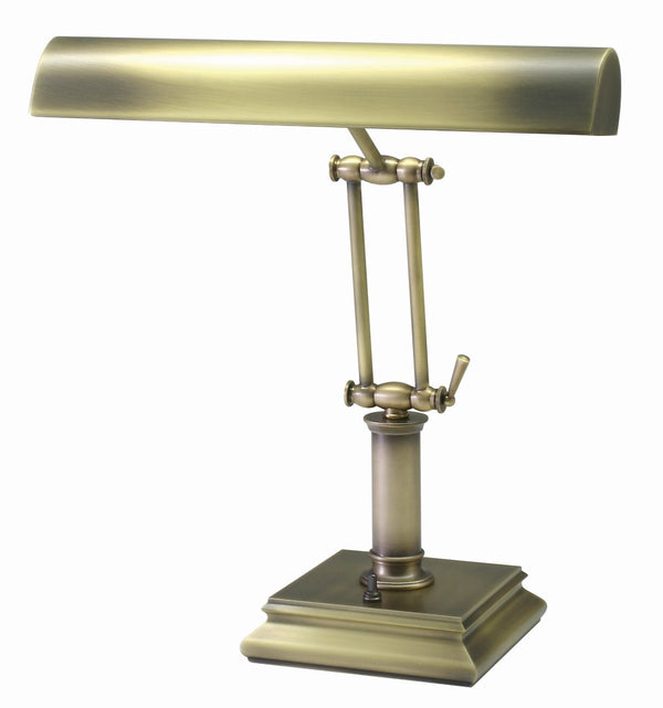 House Of Troy Desk/Piano Lamp - Elegant Polished Brass Design With Stunning Black Marble Base For Any Space Antique Brass Metal P14-201-ab
