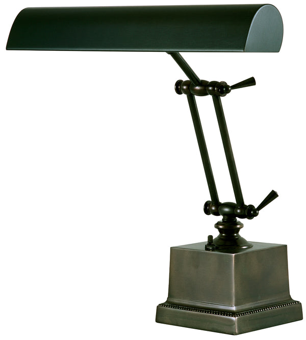 House Of Troy Desk/Piano Lamp - Elegant Polished Brass Design With Stunning Black Marble Base For Any Space Mahogany Bronze Metal P14-202-81