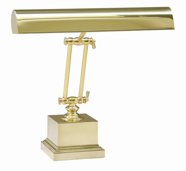 House Of Troy Desk/Piano Lamp - Elegant Polished Brass Design With Stunning Black Marble Base For Any Space Polished Brass Metal P14-202