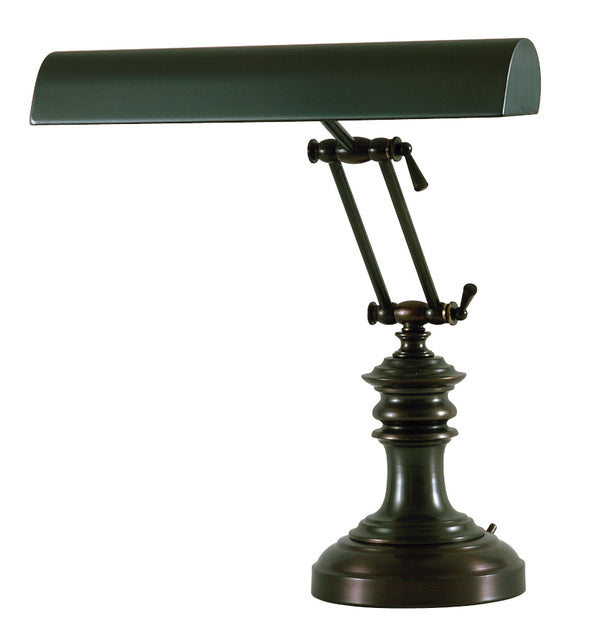 House Of Troy Desk/Piano Lamp - Elegant Polished Brass Design With Stunning Black Marble Base For Any Space Mahogany Bronze Metal P14-204-81