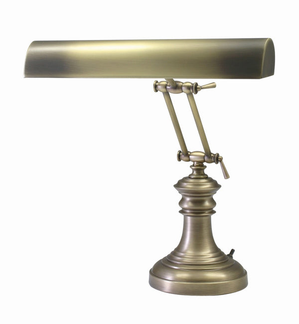 House Of Troy Desk/Piano Lamp - Elegant Polished Brass Design With Stunning Black Marble Base For Any Space Antique Brass Metal P14-204-ab