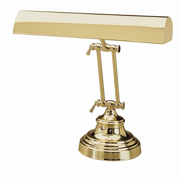 House Of Troy Desk/Piano Lamp - Elegant Polished Brass Design With Stunning Black Marble Base For Any Space Polished Brass Metal P14-231-61