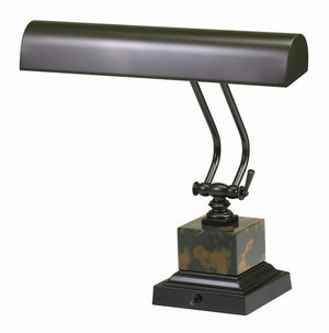 House Of Troy Desk/Piano Lamp - Elegant Polished Brass Design With Stunning Black Marble Base For Any Space Mahogany Bronze Metal P14-280