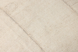 Loloi LPF0043 Machine Woven Global/Ethnic Pouf Ivory Polyester | Cotton P143LPF0043IV00PF18