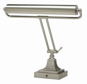 House Of Troy Desk/Piano Stylish Lamp – Elegant Illumination For Your Workspace Or Music Area, Perfect Décor Piece Satin Nickel Metal P15-83-52